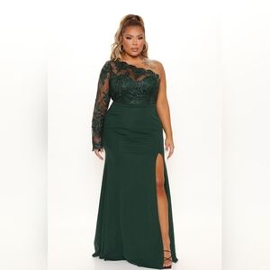 Fashion Nova Bonita Lace Maxi Dress